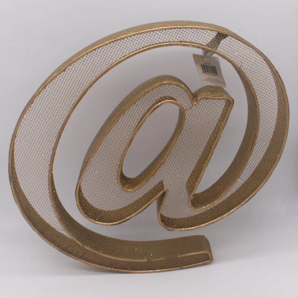 Hudson 43 Wall Décor Gold Sparkle @ At Sign New